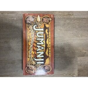Jumanji The Game COMPLETE Milton Bradley 1995 Family Kids Movie Book VINTAGE